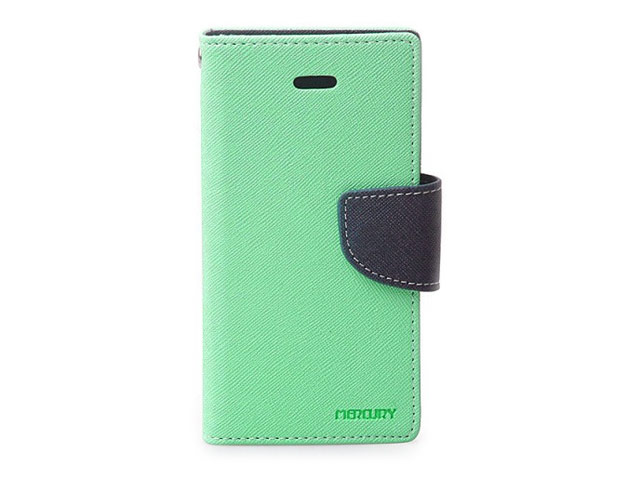 Чехол Mercury Goospery Fancy Diary Case для Apple iPhone 5/5S (голубой, кожаный)