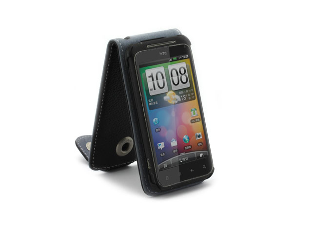 Чехол YooBao Slim case для HTC Incredible S S710e (черный, кожанный)