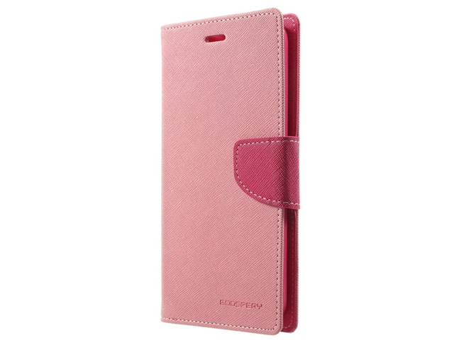 Чехол Mercury Goospery Fancy Diary Case для Nokia X (розовый, кожаный)