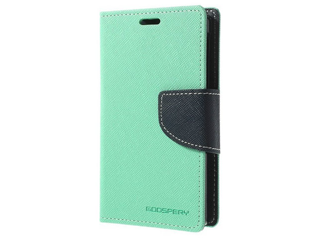 Чехол Mercury Goospery Fancy Diary Case для Nokia X (голубой, кожаный)