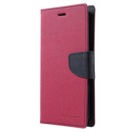 Чехол Mercury Goospery Fancy Diary Case для Nokia X (малиновый, кожаный)