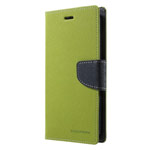 Чехол Mercury Goospery Fancy Diary Case для Nokia X (зеленый, кожаный)