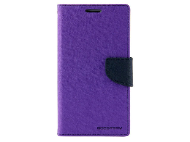 Чехол Mercury Goospery Fancy Diary Case для Sony Xperia M2 S50H (фиолетовый, кожаный)