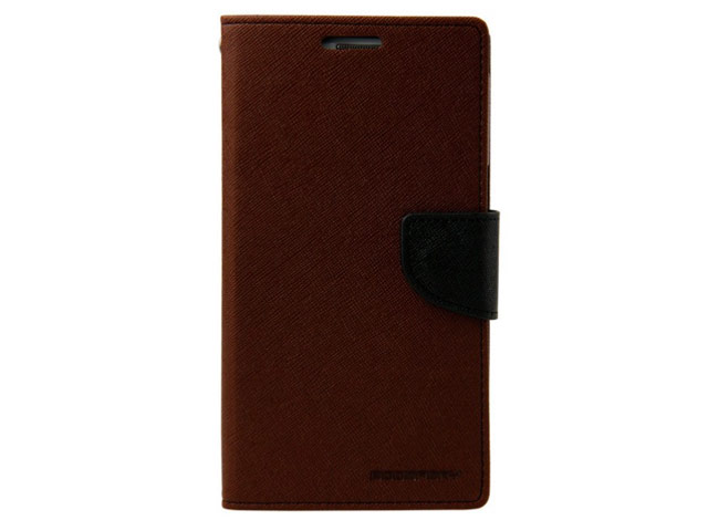 Чехол Mercury Goospery Fancy Diary Case для Sony Xperia M2 S50H (коричневый, кожаный)