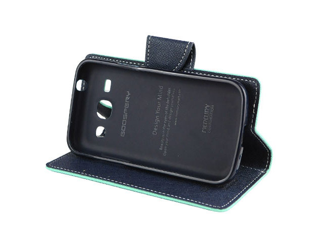 Чехол Mercury Goospery Fancy Diary Case для Samsung Galaxy Trend 3 G3502U (голубой, кожаный)