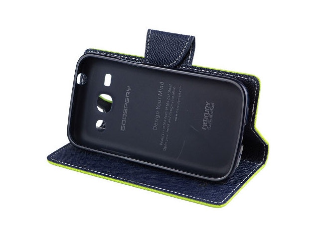 Чехол Mercury Goospery Fancy Diary Case для Samsung Galaxy Trend 3 G3502U (зеленый, кожаный)