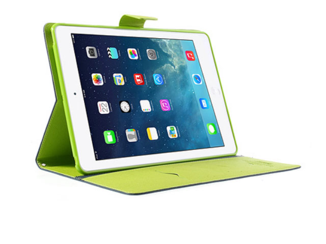 Чехол Mercury Goospery Fancy Diary Case для Apple iPad Air (голубой, кожаный)
