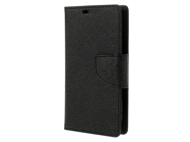 Чехол Mercury Goospery Fancy Diary Case для LG L90 D410 (черный, кожаный)