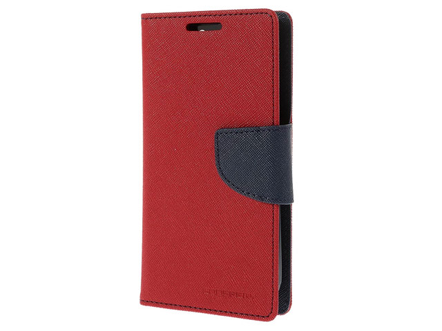 Чехол Mercury Goospery Fancy Diary Case для LG L90 D410 (красный, кожаный)