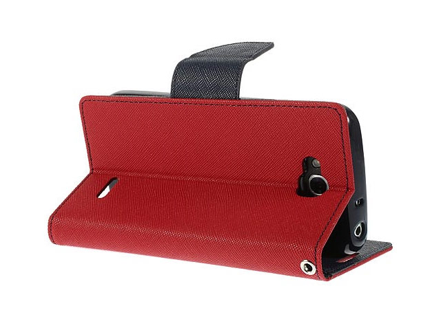 Чехол Mercury Goospery Fancy Diary Case для LG L90 D410 (красный, кожаный)