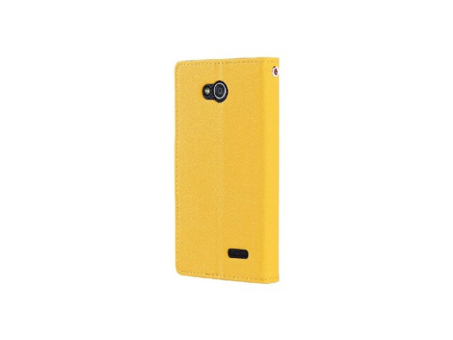 Чехол Mercury Goospery Fancy Diary Case для LG L90 D410 (желтый, кожаный)