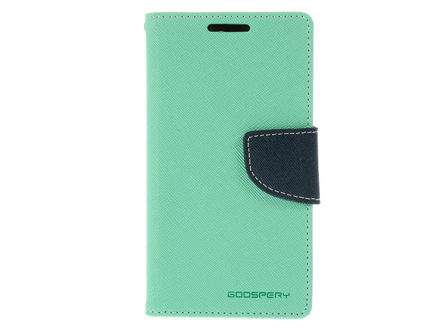 Чехол Mercury Goospery Fancy Diary Case для LG L90 D410 (голубой, кожаный)