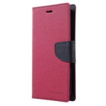 Чехол Mercury Goospery Fancy Diary Case для LG L90 D410 (малиновый, кожаный)