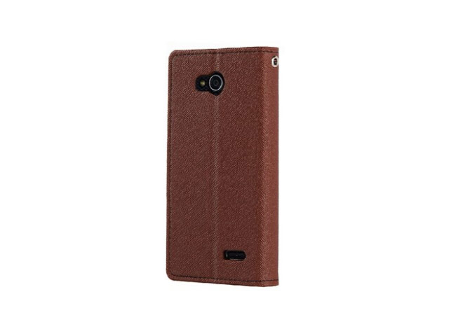 Чехол Mercury Goospery Fancy Diary Case для LG L90 D410 (коричневый, кожаный)