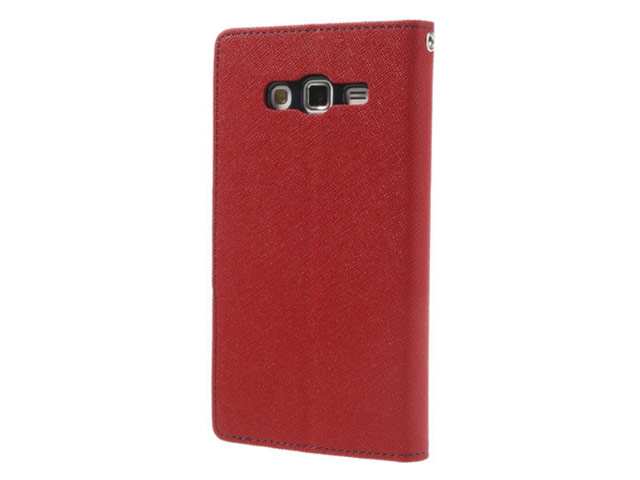 Чехол Mercury Goospery Fancy Diary Case для Samsung Galaxy Grand 2 G7106 (черный, кожаный)