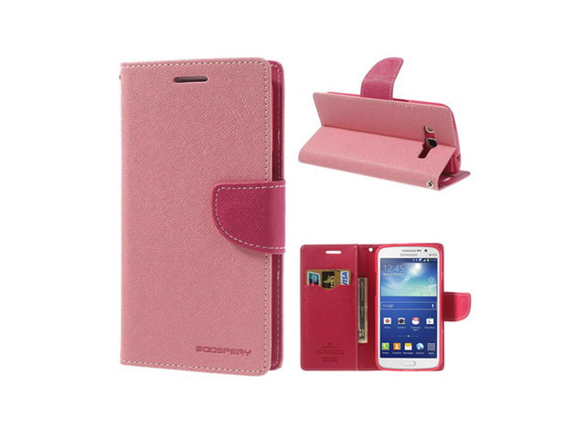 Чехол Mercury Goospery Fancy Diary Case для Samsung Galaxy Grand 2 G7106 (розовый, кожаный)