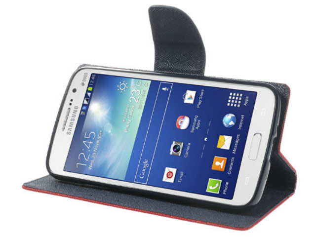 Чехол Mercury Goospery Fancy Diary Case для Samsung Galaxy Grand 2 G7106 (малиновый, кожаный)
