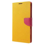 Чехол Mercury Goospery Fancy Diary Case для Sony Xperia T2 Ultra XM50h (желтый, кожаный)