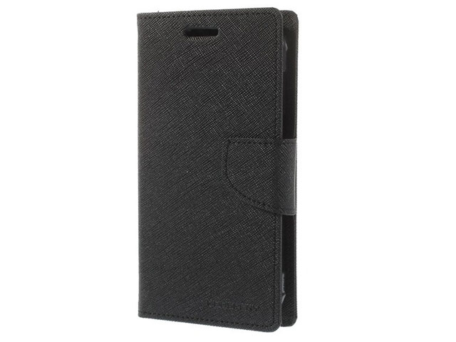 Чехол Mercury Goospery Fancy Diary Case для Samsung Galaxy S5 Active SM-G870 (черный, кожаный)