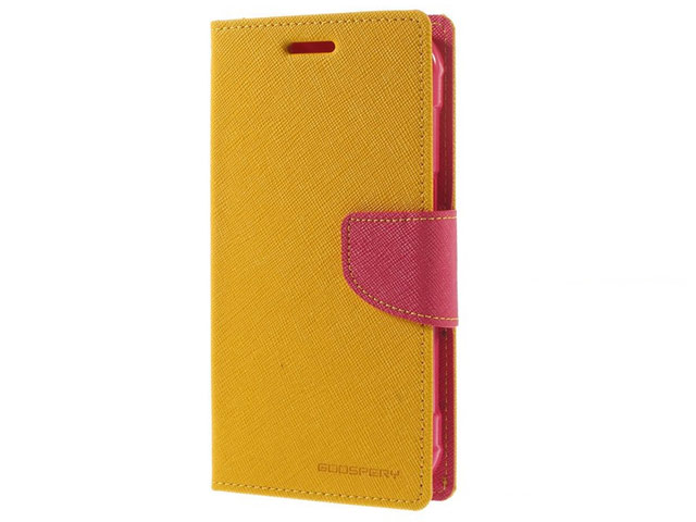 Чехол Mercury Goospery Fancy Diary Case для Samsung Galaxy S5 Active SM-G870 (желтый, кожаный)