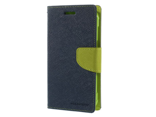 Чехол Mercury Goospery Fancy Diary Case для Samsung Galaxy S5 Active SM-G870 (синий, кожаный)