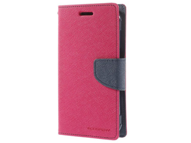 Чехол Mercury Goospery Fancy Diary Case для Samsung Galaxy S5 Active SM-G870 (малиновый, кожаный)