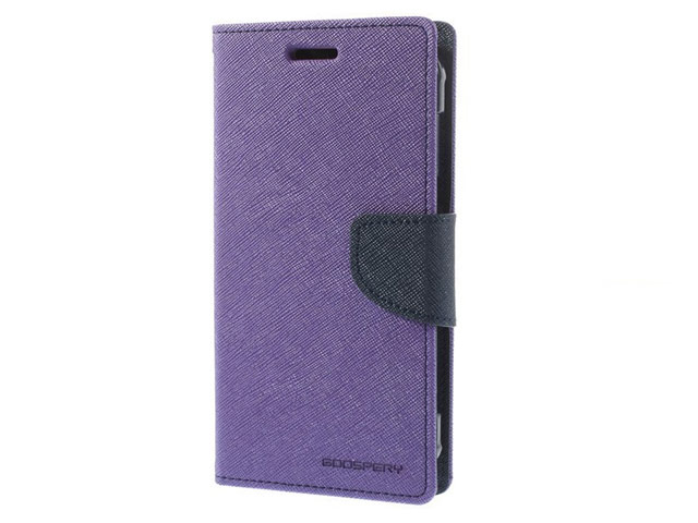 Чехол Mercury Goospery Fancy Diary Case для Samsung Galaxy S5 Active SM-G870 (фиолетовый, кожаный)