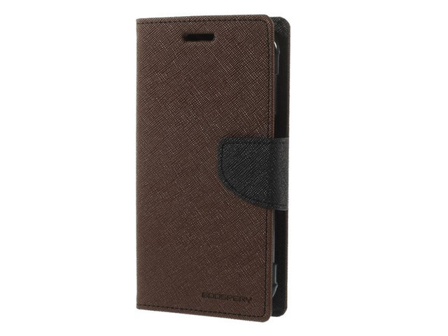 Чехол Mercury Goospery Fancy Diary Case для Samsung Galaxy S5 Active SM-G870 (коричневый, кожаный)