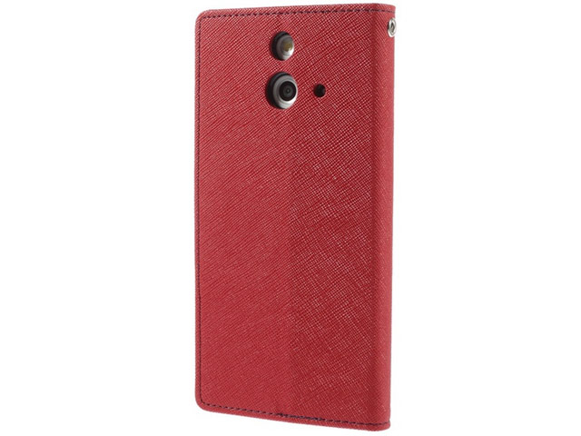 Чехол Mercury Goospery Fancy Diary Case для HTC One E8 (черный, кожаный)
