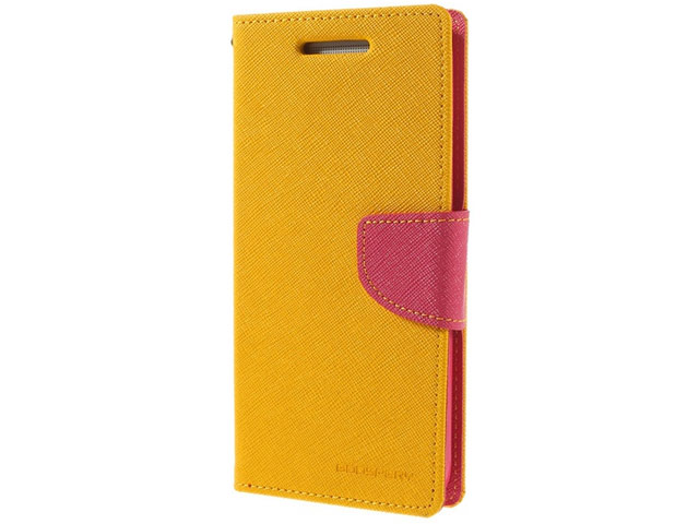 Чехол Mercury Goospery Fancy Diary Case для HTC One E8 (желтый, кожаный)