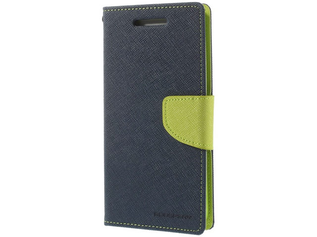 Чехол Mercury Goospery Fancy Diary Case для HTC One E8 (синий, кожаный)