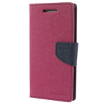 Чехол Mercury Goospery Fancy Diary Case для HTC One E8 (малиновый, кожаный)