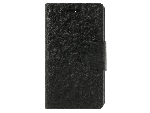 Чехол Mercury Goospery Fancy Diary Case для Sony Xperia E1 (черный, кожаный)