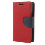 Чехол Mercury Goospery Fancy Diary Case для Sony Xperia E1 (красный, кожаный)