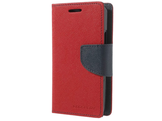 Чехол Mercury Goospery Fancy Diary Case для Sony Xperia E1 (красный, кожаный)