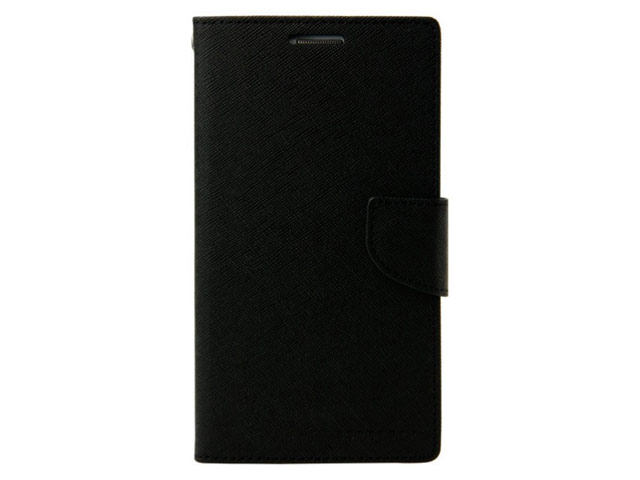 Чехол Mercury Goospery Fancy Diary Case для Sony Xperia M2 S50H (черный, кожаный)