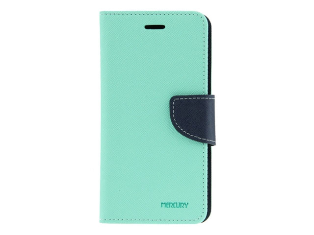 Чехол Mercury Goospery Fancy Diary Case для Sony Xperia E1 (голубой, кожаный)