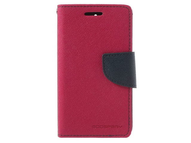 Чехол Mercury Goospery Fancy Diary Case для Sony Xperia E1 (малиновый, кожаный)