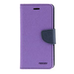 Чехол Mercury Goospery Fancy Diary Case для Sony Xperia E1 (фиолетовый, кожаный)