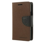 Чехол Mercury Goospery Fancy Diary Case для Sony Xperia E1 (коричневый, кожаный)