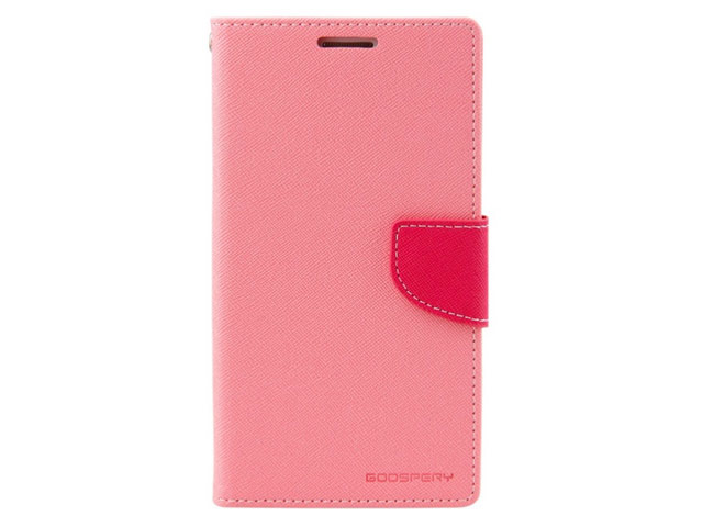Чехол Mercury Goospery Fancy Diary Case для Sony Xperia M2 S50H (розовый, кожаный)