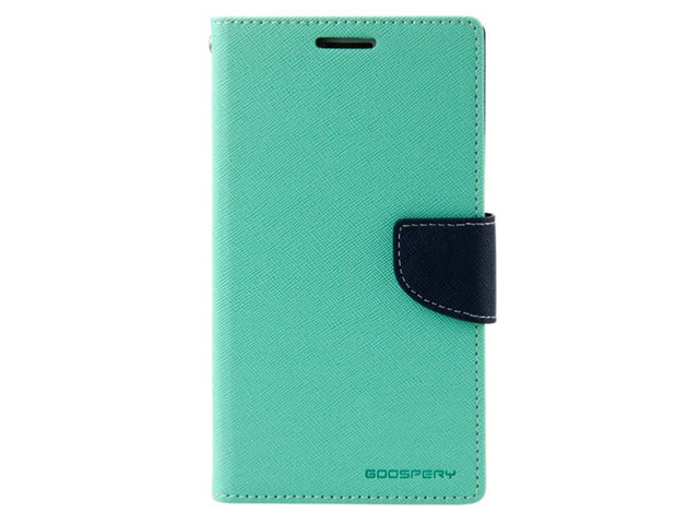 Чехол Mercury Goospery Fancy Diary Case для Sony Xperia M2 S50H (голубой, кожаный)