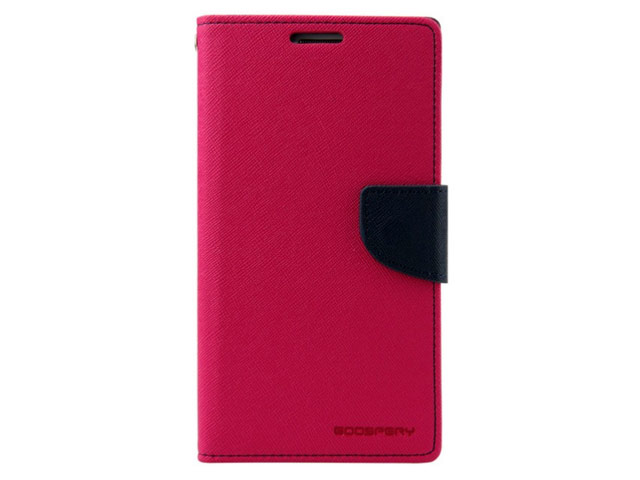 Чехол Mercury Goospery Fancy Diary Case для Sony Xperia M2 S50H (малиновый, кожаный)