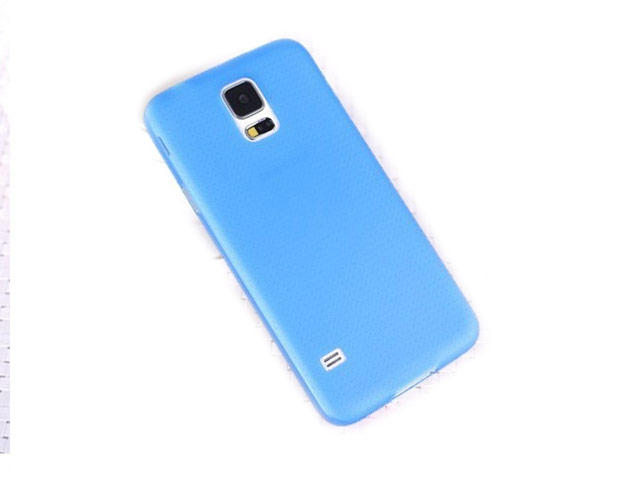 Чехол WhyNot Air Case для Samsung Galaxy S5 mini SM-G800 (голубой, пластиковый)