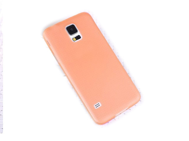Чехол WhyNot Air Case для Samsung Galaxy S5 mini SM-G800 (оранжевый, пластиковый)