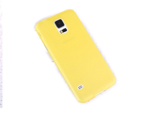 Чехол WhyNot Air Case для Samsung Galaxy S5 mini SM-G800 (желтый, пластиковый)