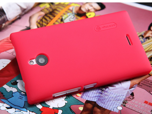 Чехол Nillkin Hard case для Nokia X2 (красный, пластиковый)