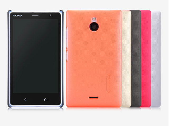 Чехол Nillkin Hard case для Nokia X2 (красный, пластиковый)