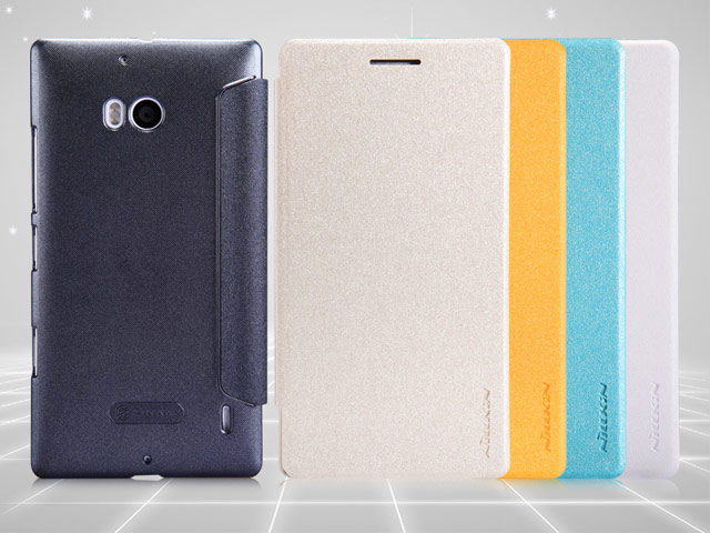 Чехол Nillkin Sparkle Leather Case для Nokia Lumia 930 (черный, кожаный)