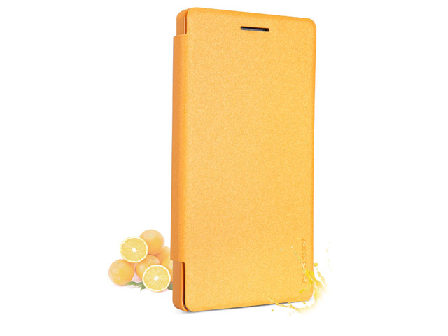 Чехол Nillkin Sparkle Leather Case для Nokia Lumia 930 (желтый, кожаный)